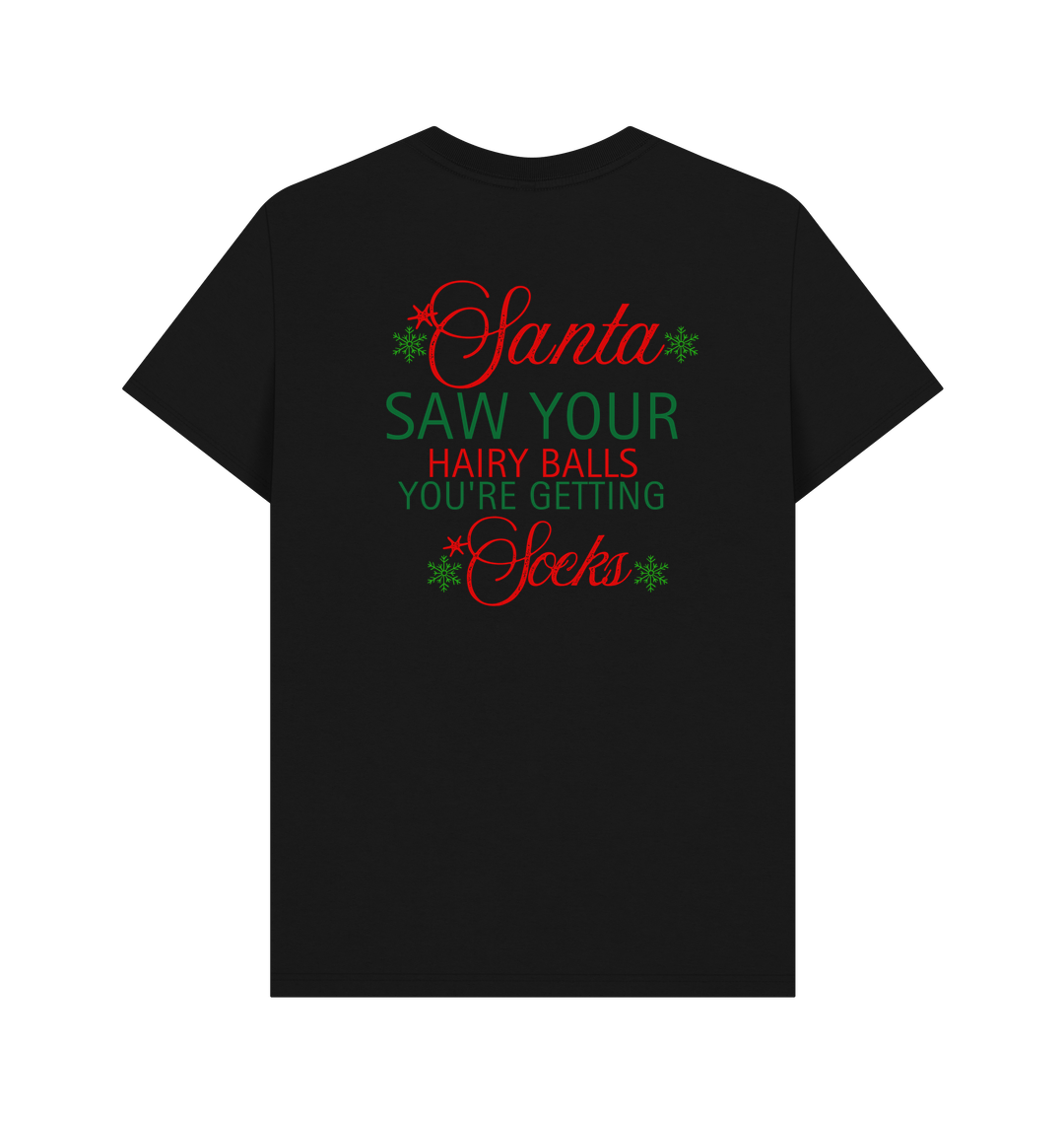Black Printed T-shirt Back