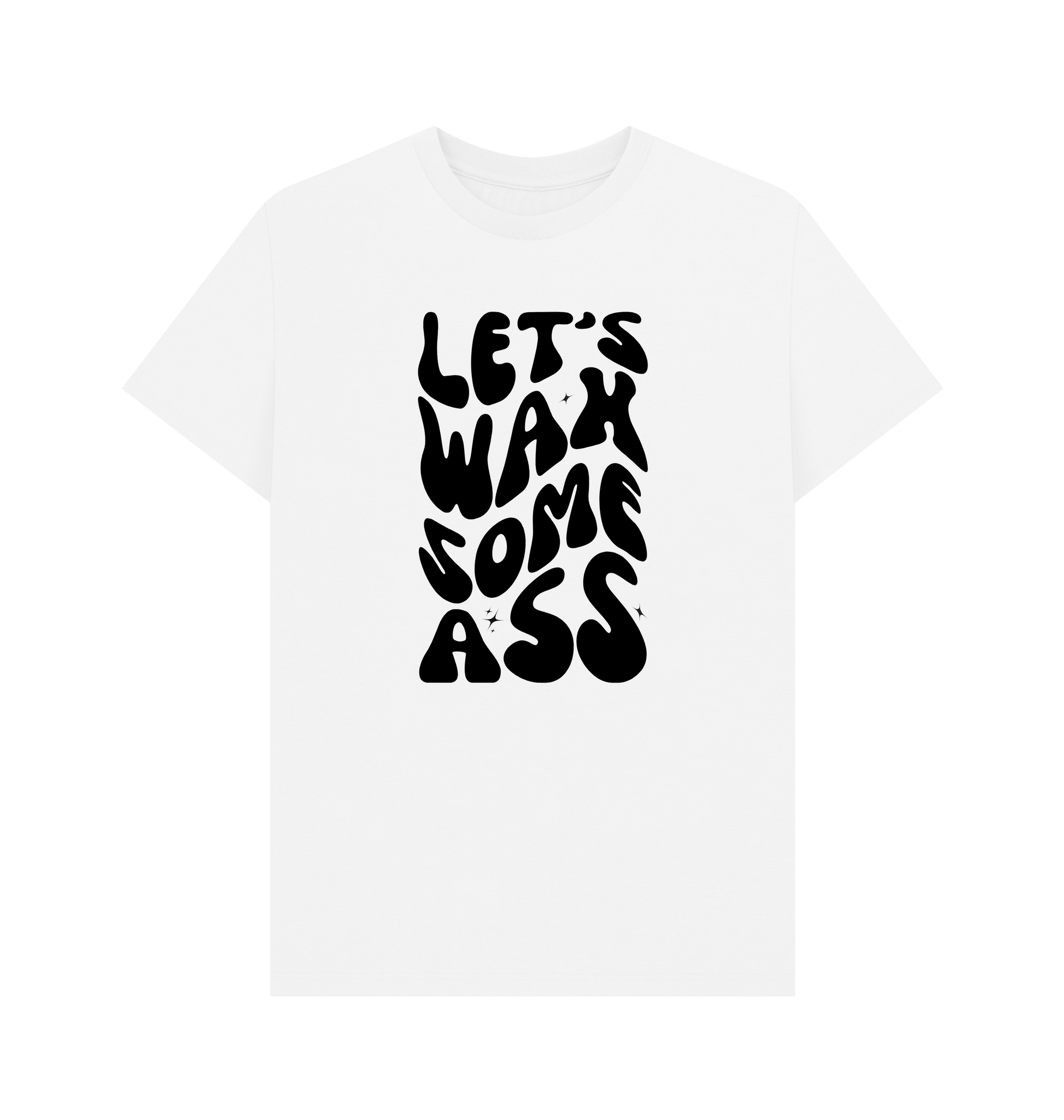 White Printed T-shirt Front