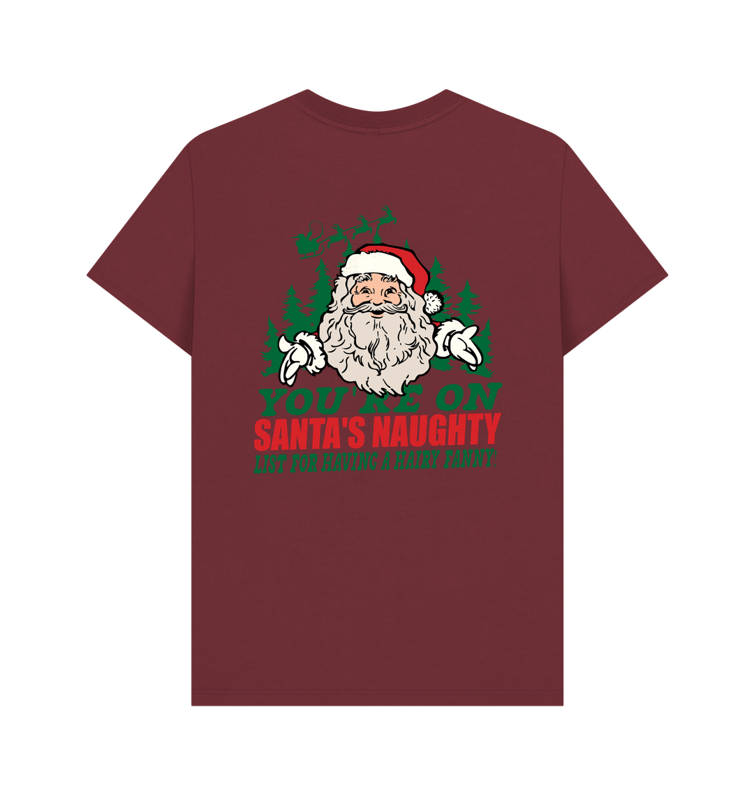 Red Wine Printed T-shirt Back