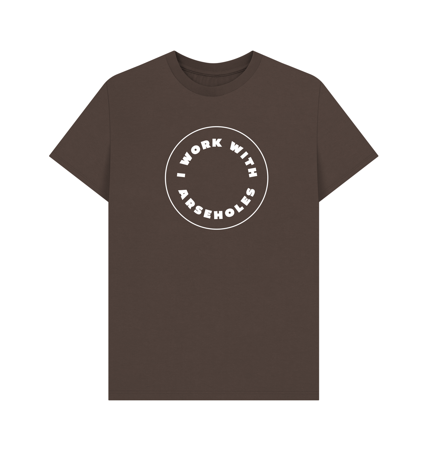 Chocolate Printed T-shirt Front