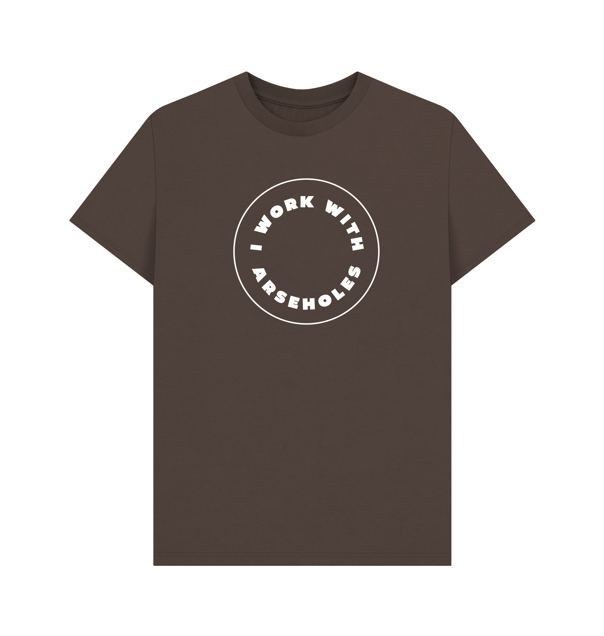 Chocolate Printed T-shirt Front