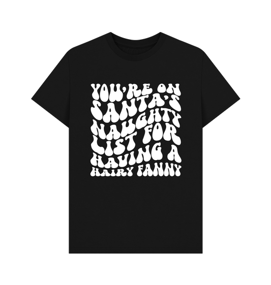 Black Printed T-shirt Front