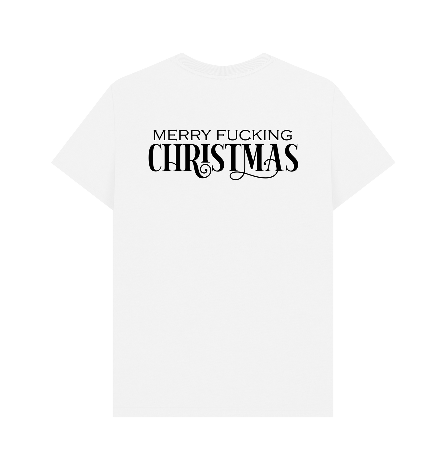 White Printed T-shirt Back