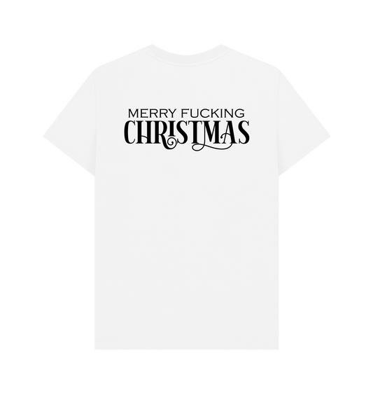 White Printed T-shirt Back