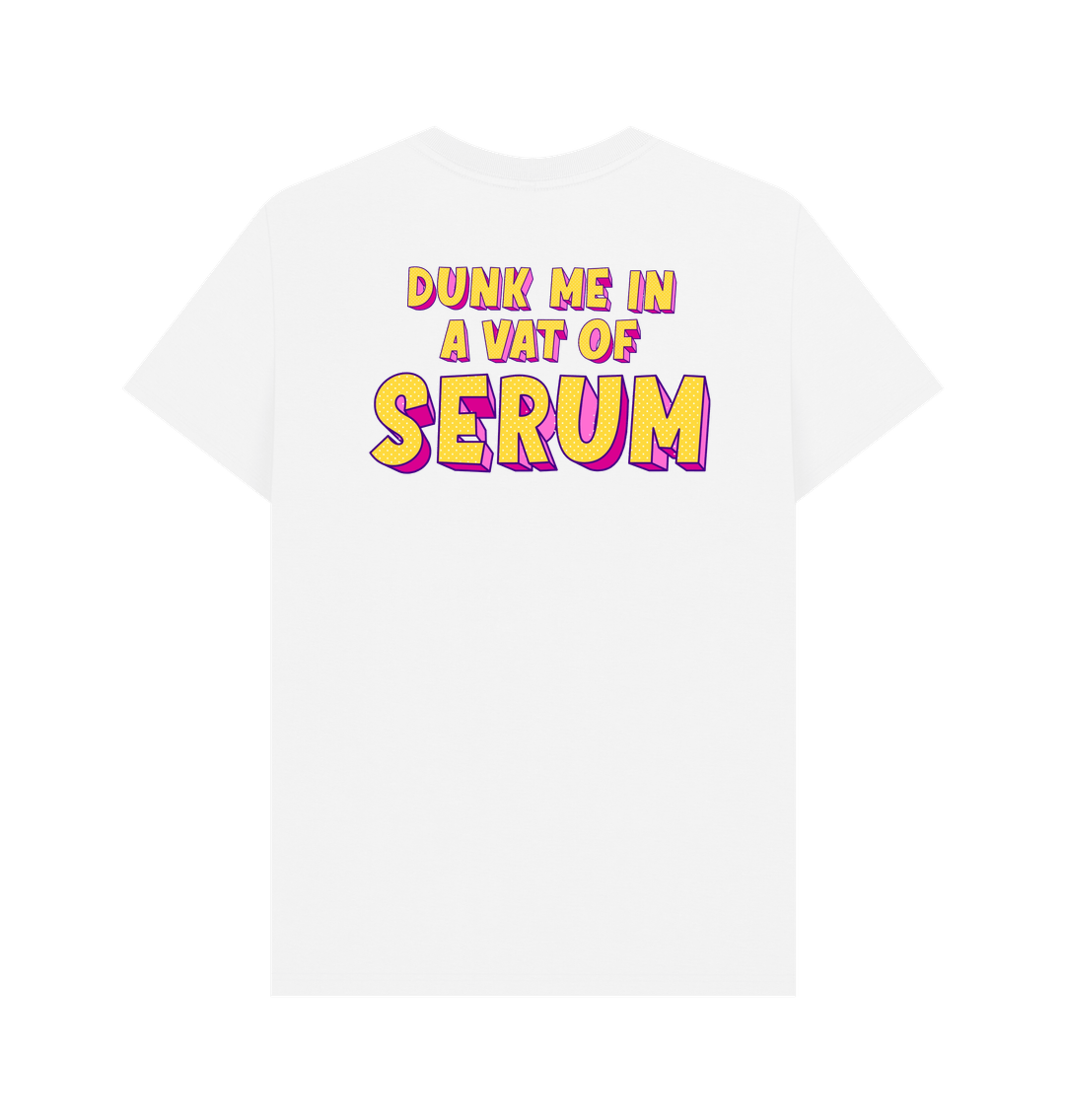 White Printed T-shirt Back