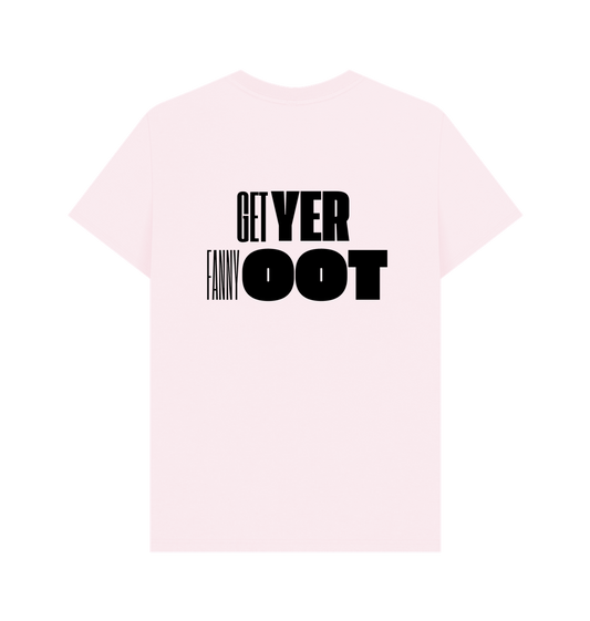 Pink Printed T-shirt Back