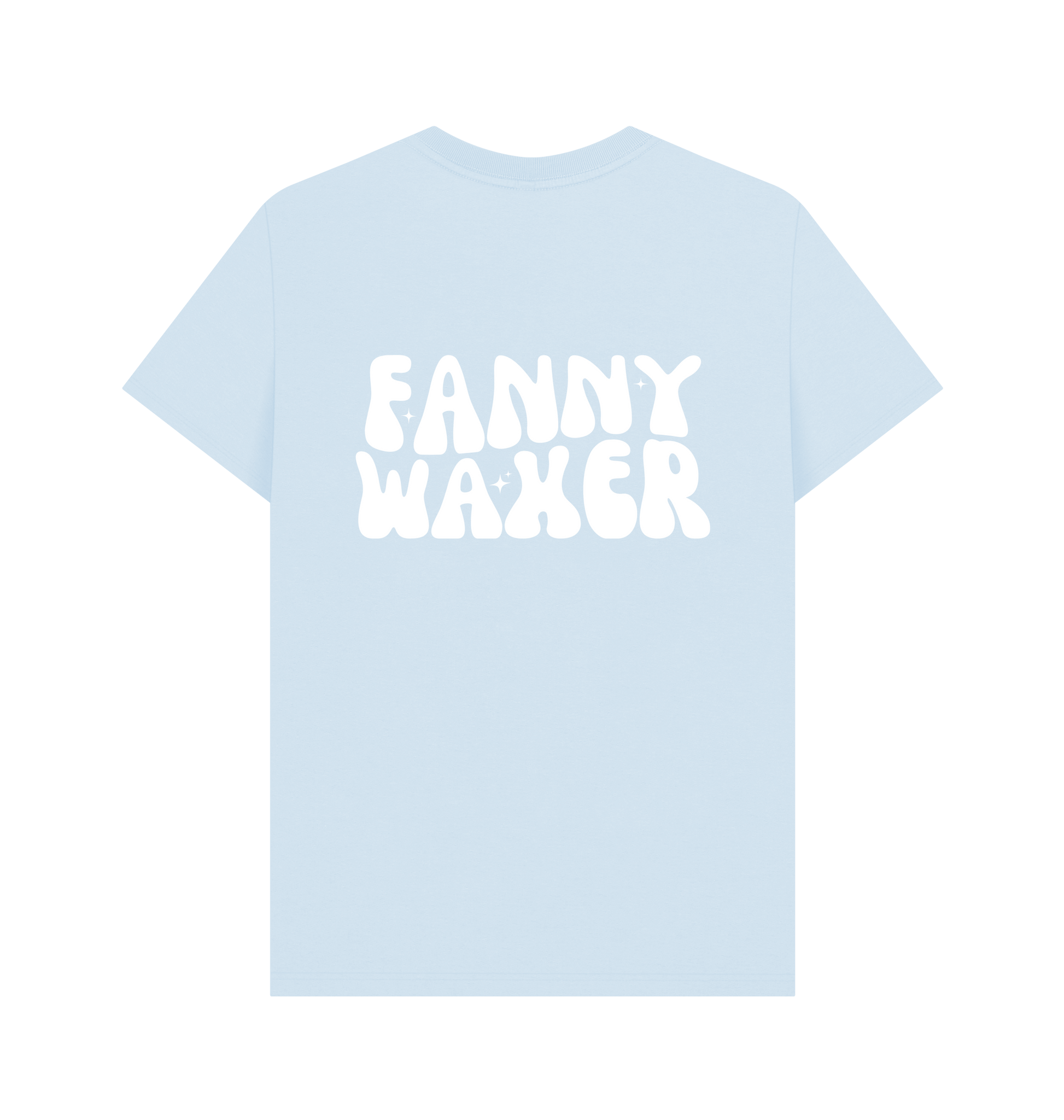 Sky Blue Printed T-shirt Back