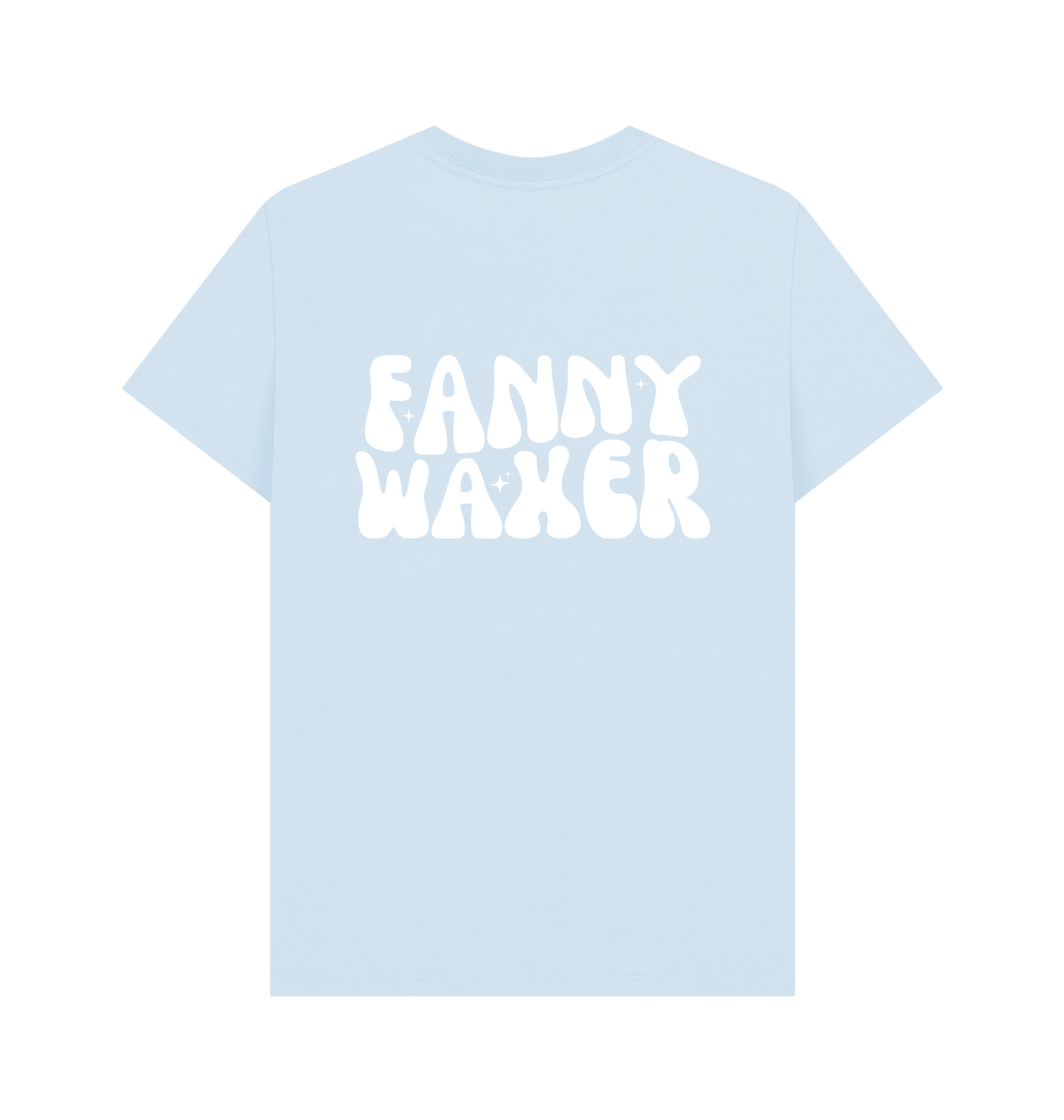 Sky Blue Printed T-shirt Back