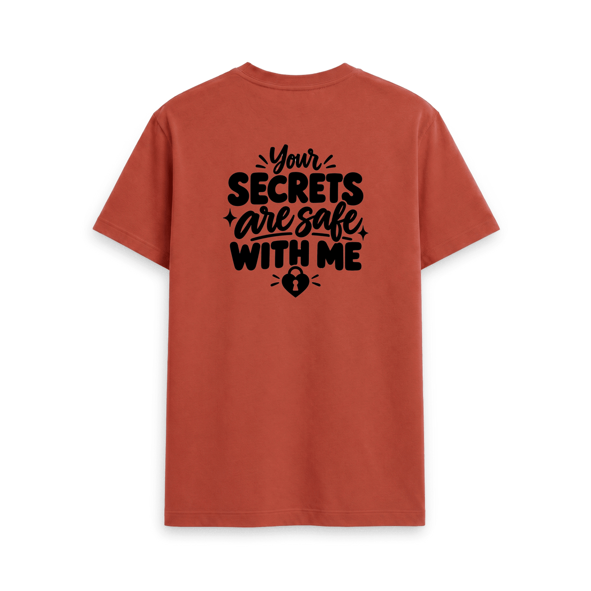 Rust Printed T-shirt Back