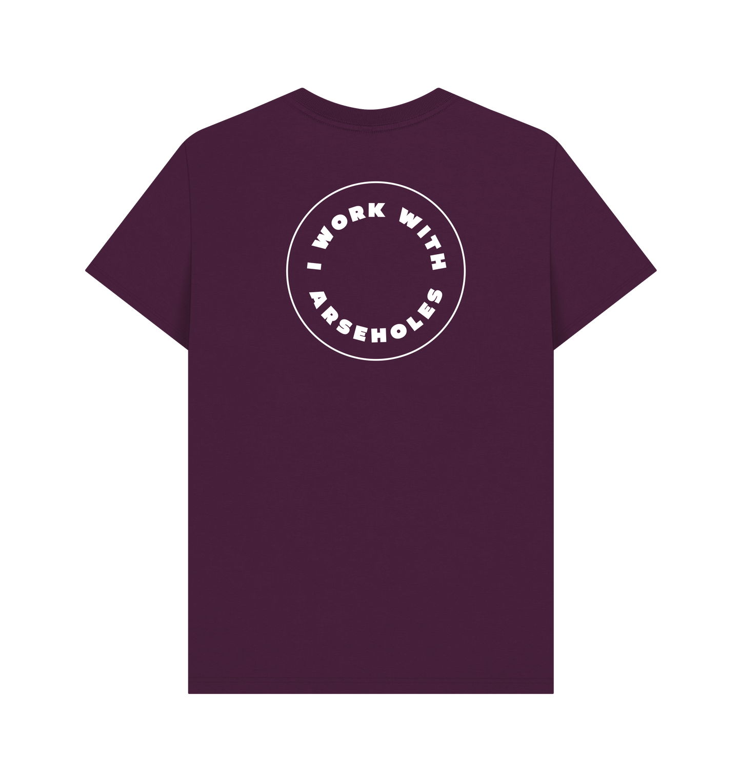 Purple Printed T-shirt Back