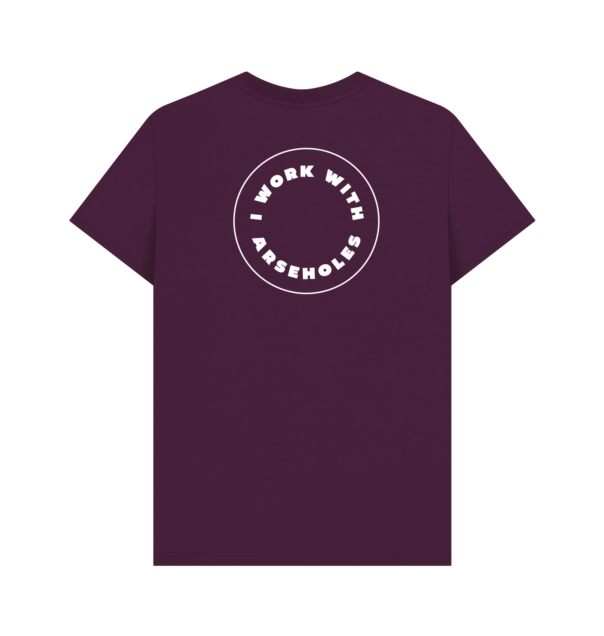 Purple Printed T-shirt Back