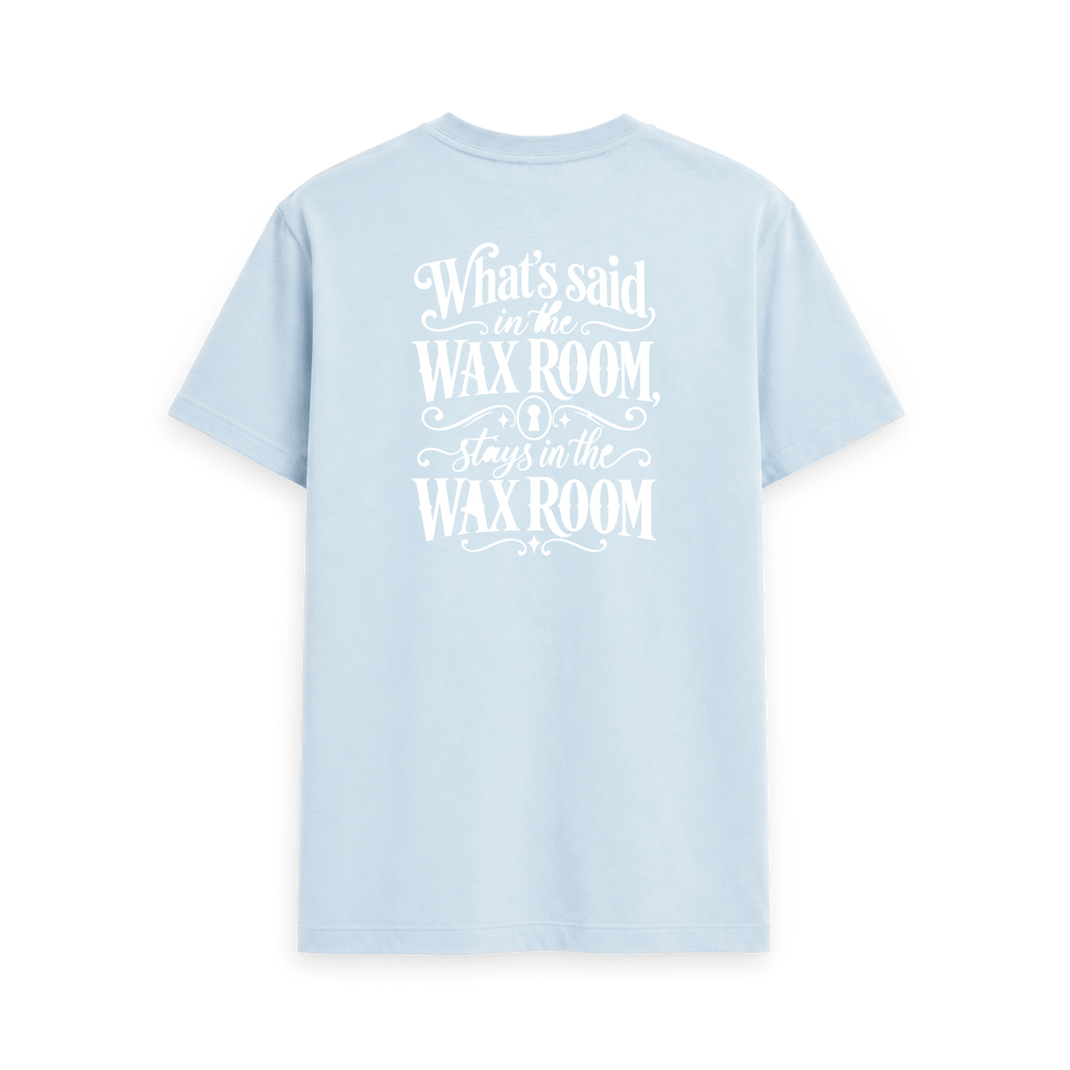 Sky Blue Printed T-shirt Back