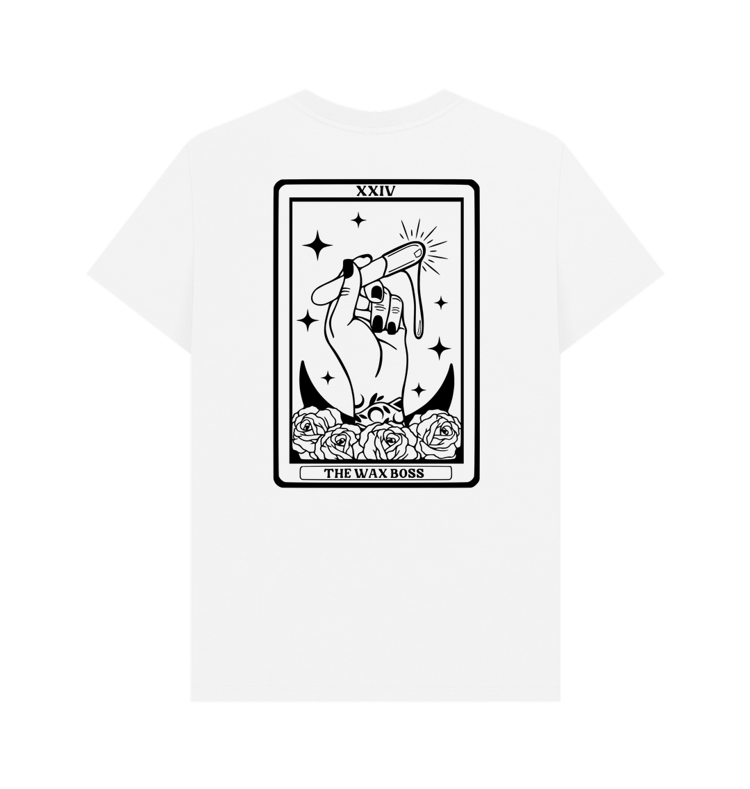 White Printed T-shirt Back