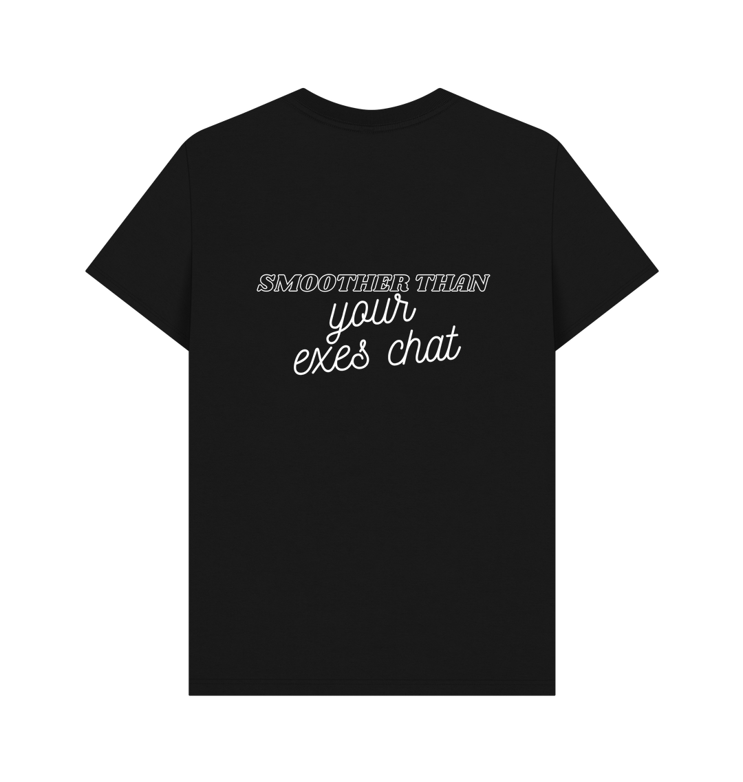 Black Printed T-shirt Back