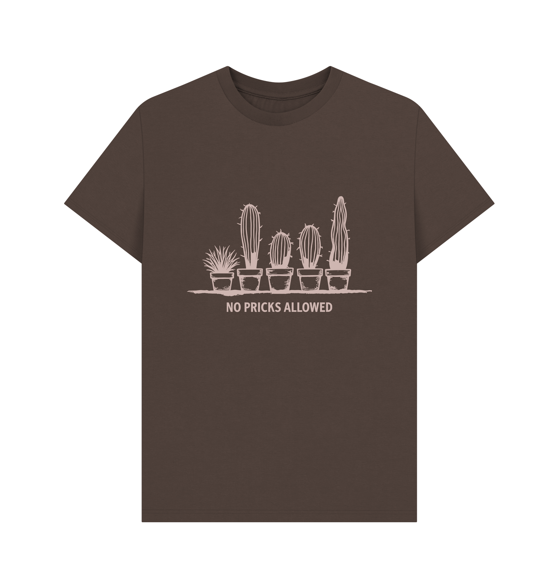 Chocolate Printed T-shirt Front