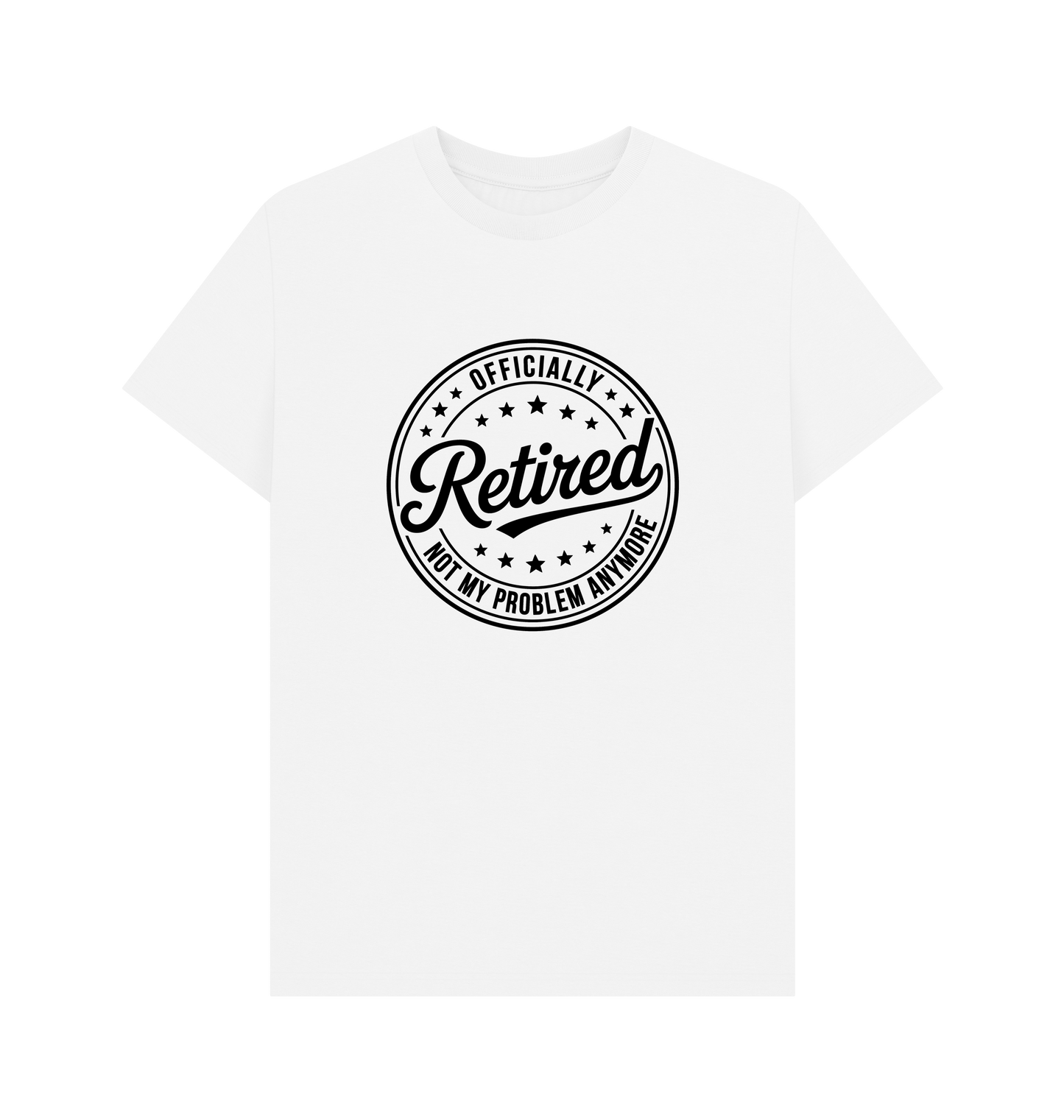White Printed T-shirt Front