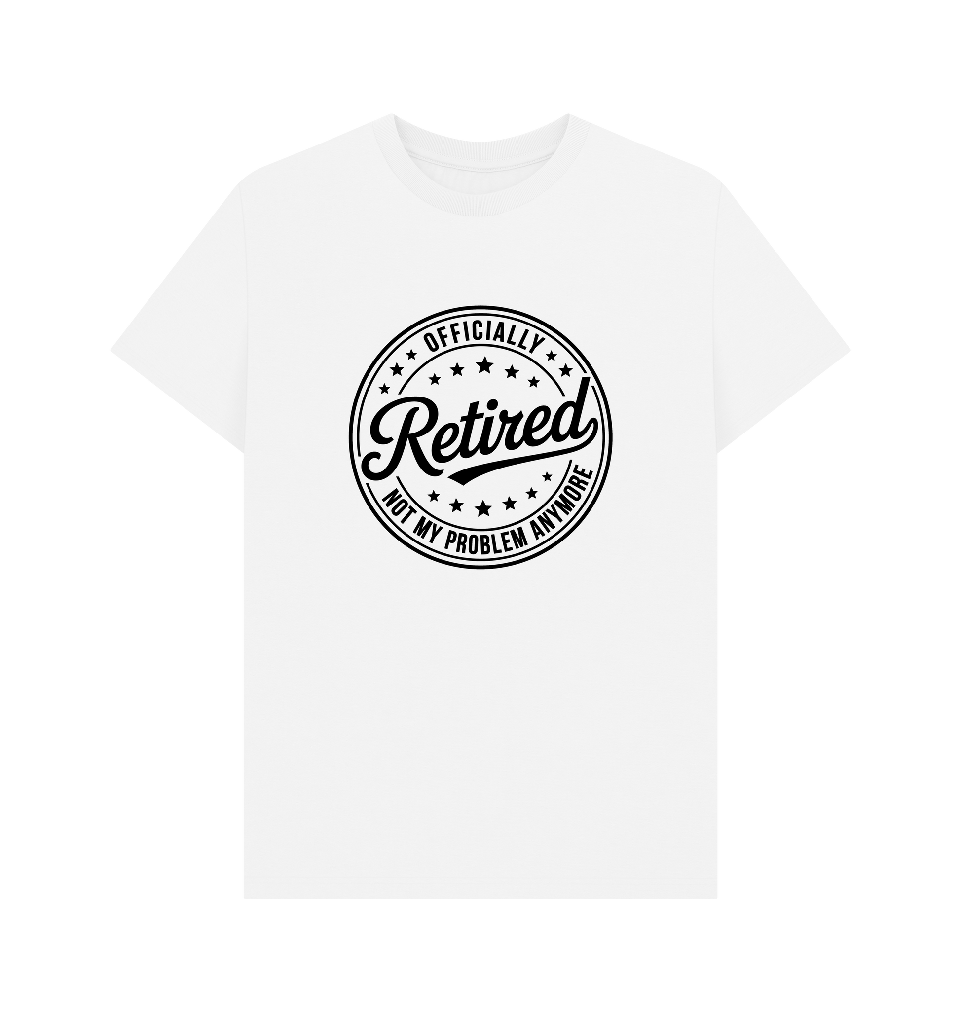 White Printed T-shirt Front