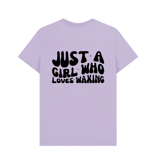 Lilac Printed T-shirt Back
