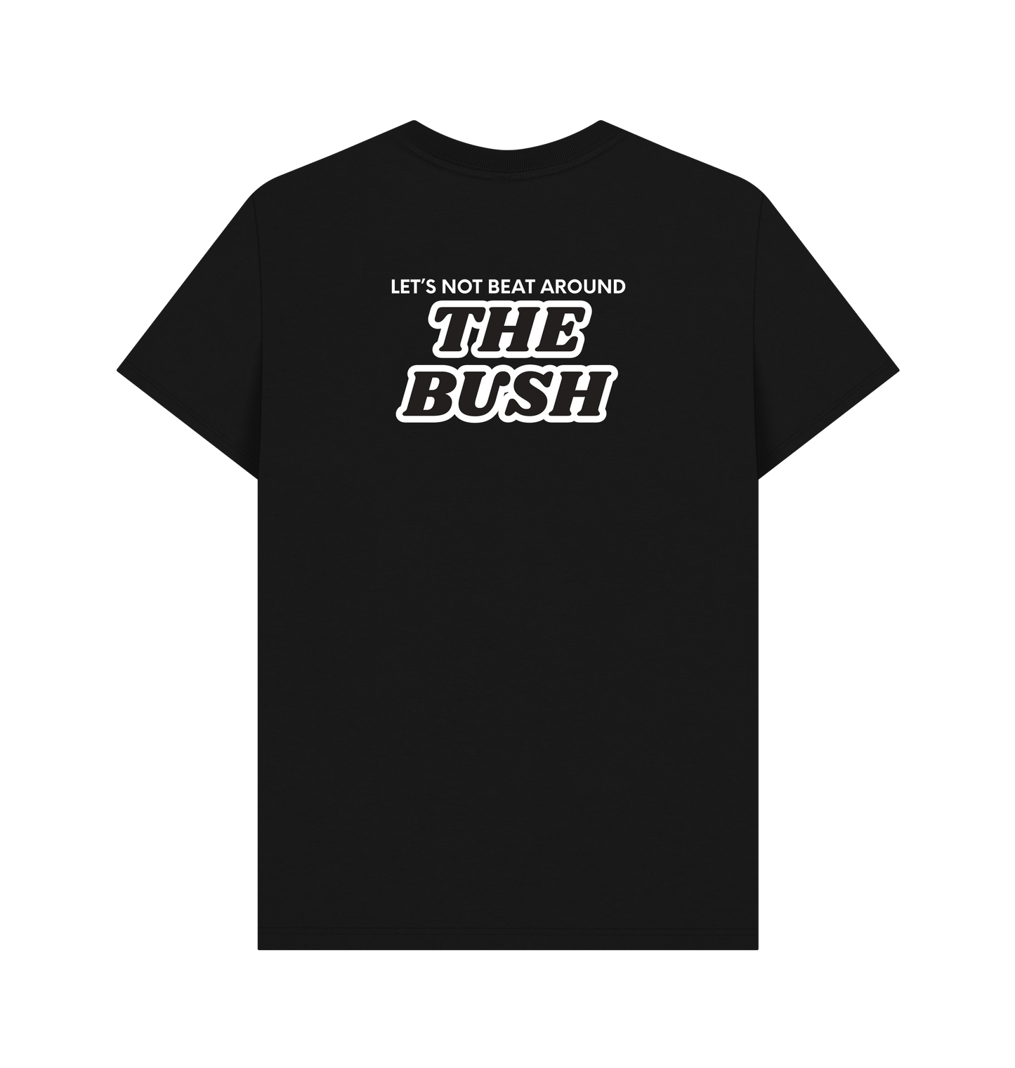 Black Printed T-shirt Back