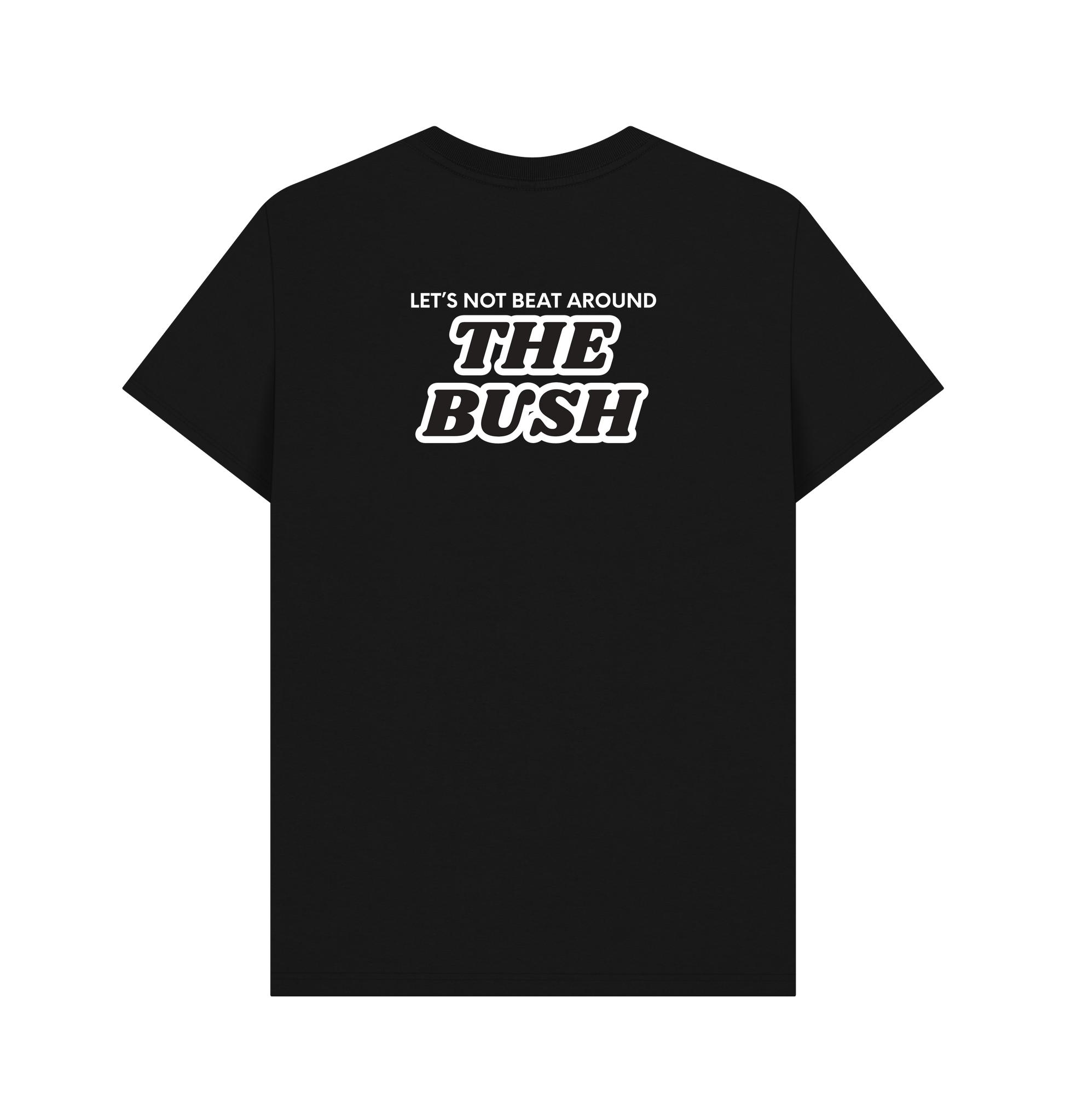Black Printed T-shirt Back