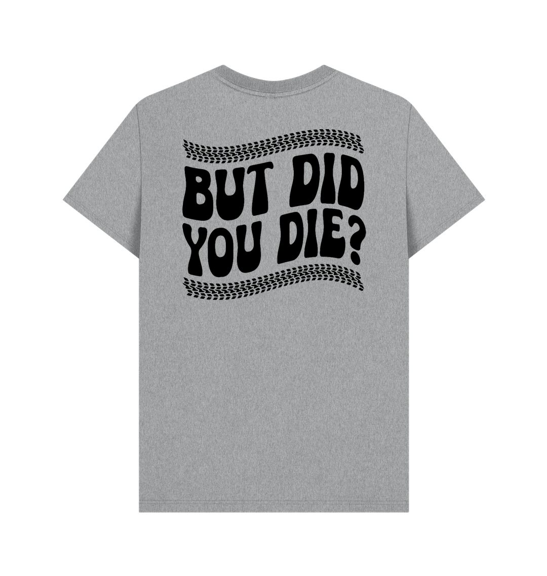 Athletic Grey Printed T-shirt Back