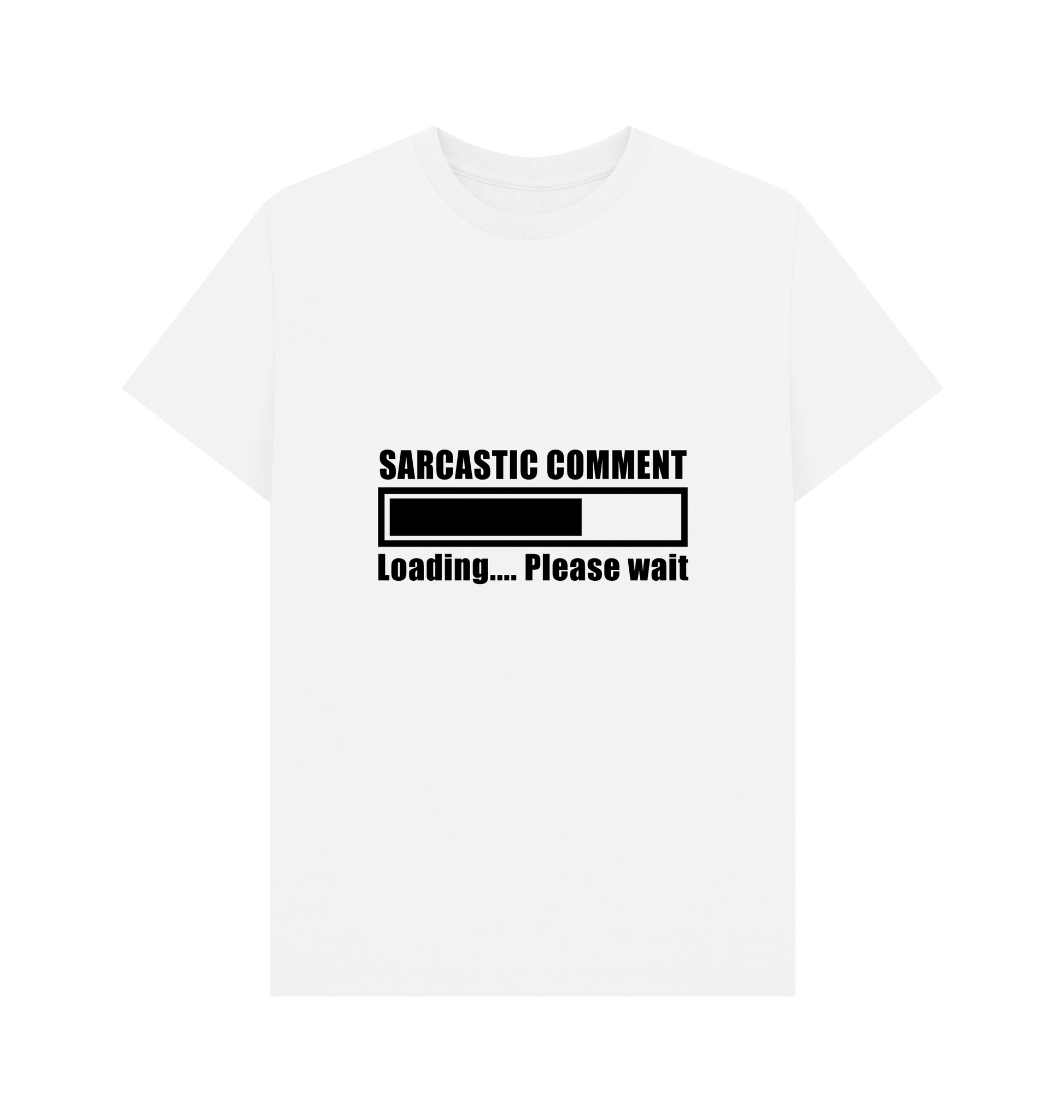 White Printed T-shirt Front