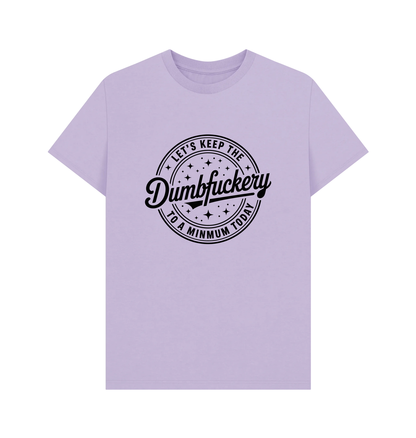 Lilac Printed T-shirt Front