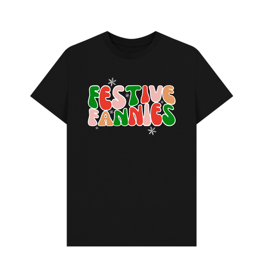 Black Printed T-shirt Front