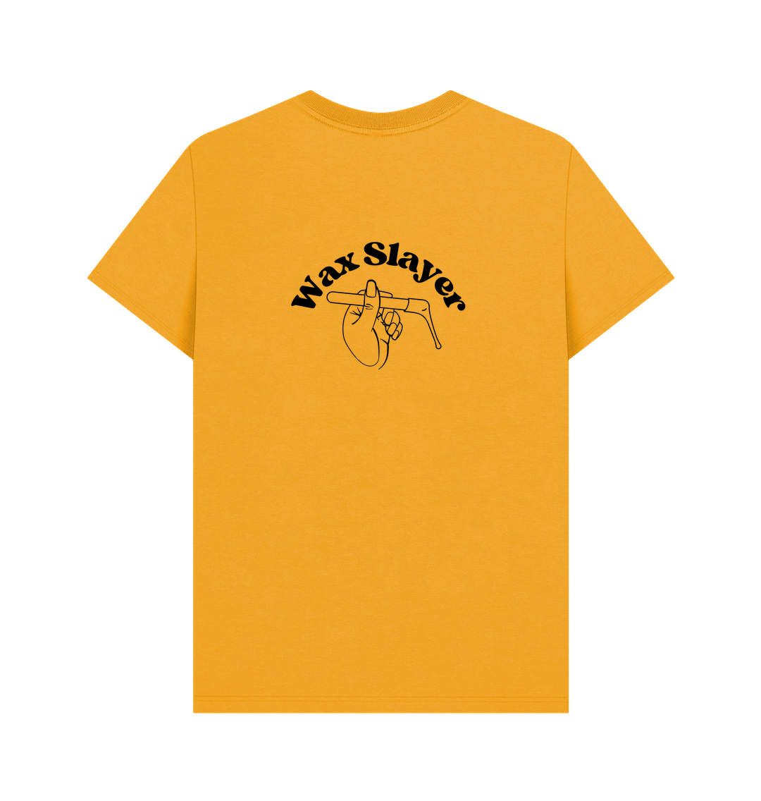 Mustard Printed T-shirt Back