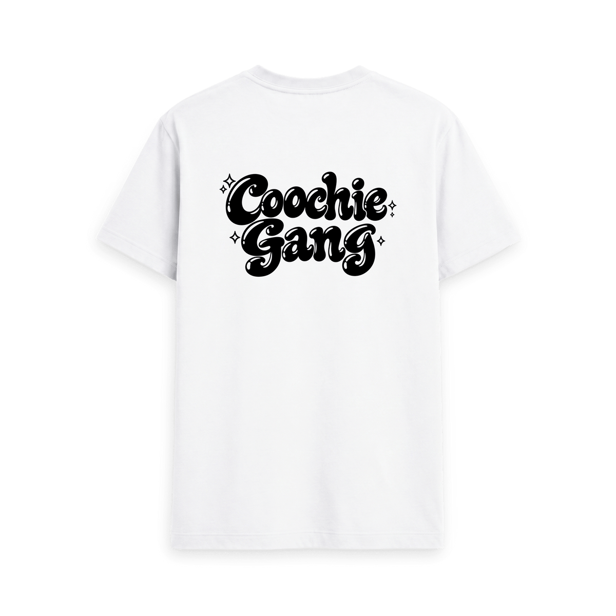 White Printed T-shirt Back