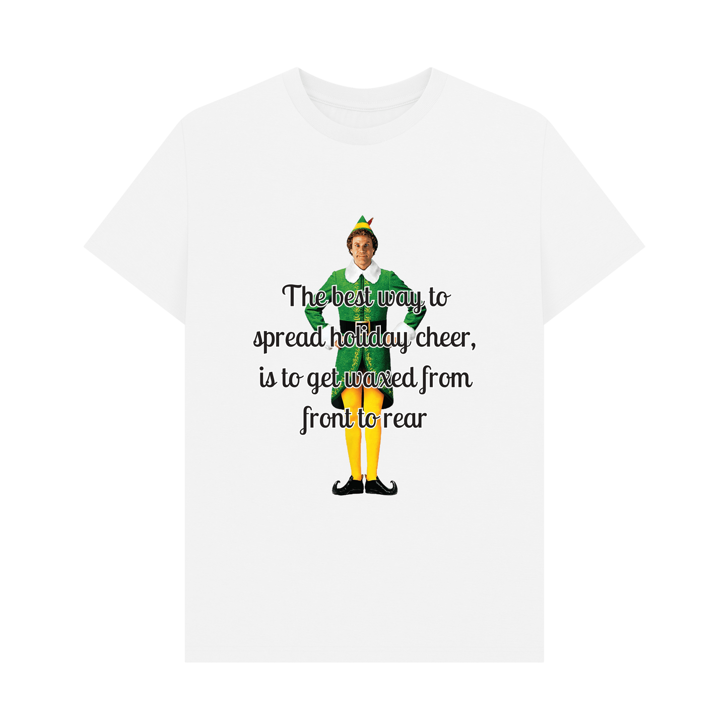 White Printed T-shirt Front