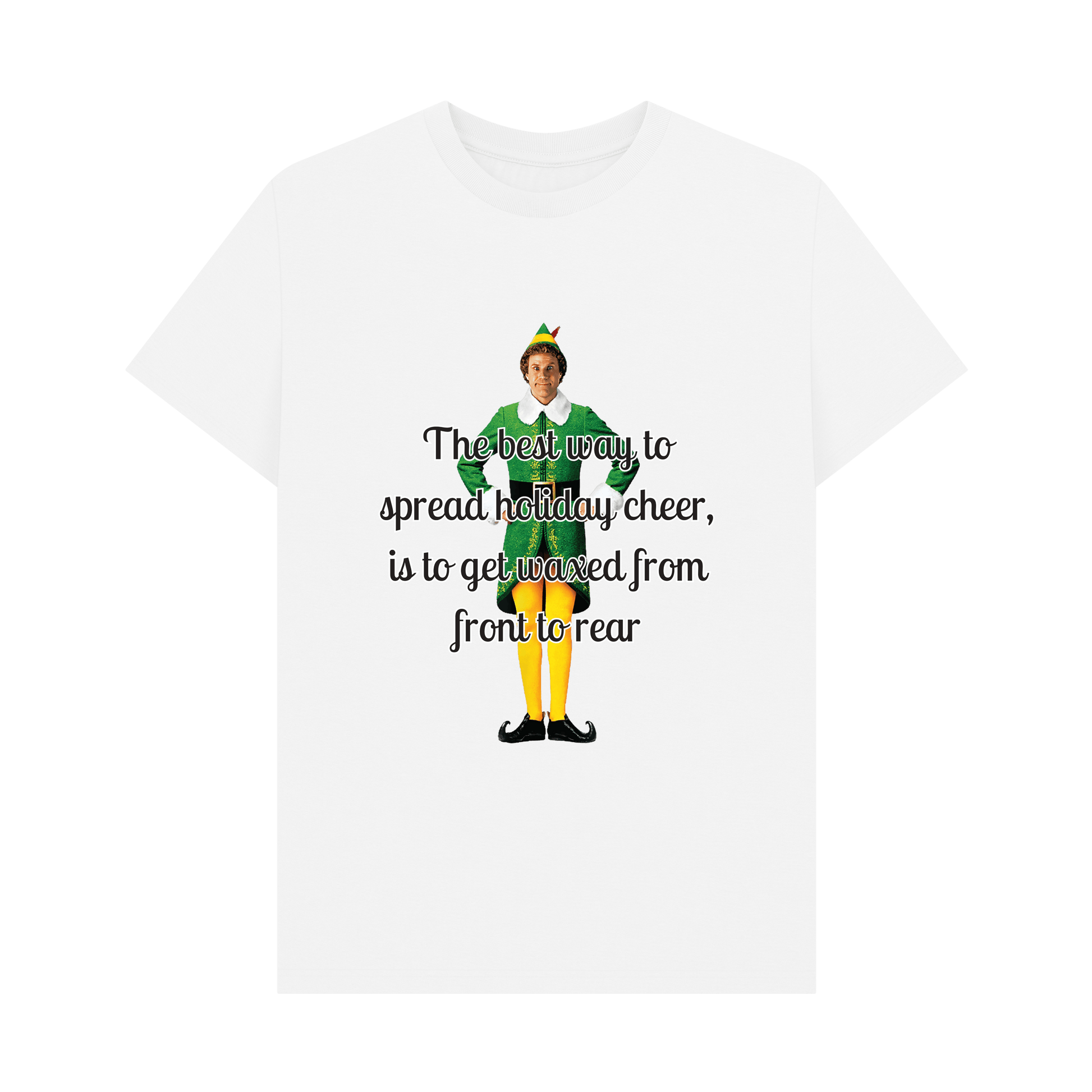 White Printed T-shirt Front