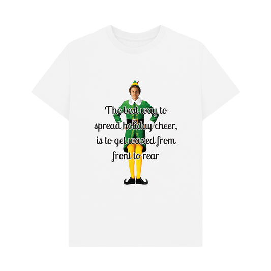 White Printed T-shirt Front