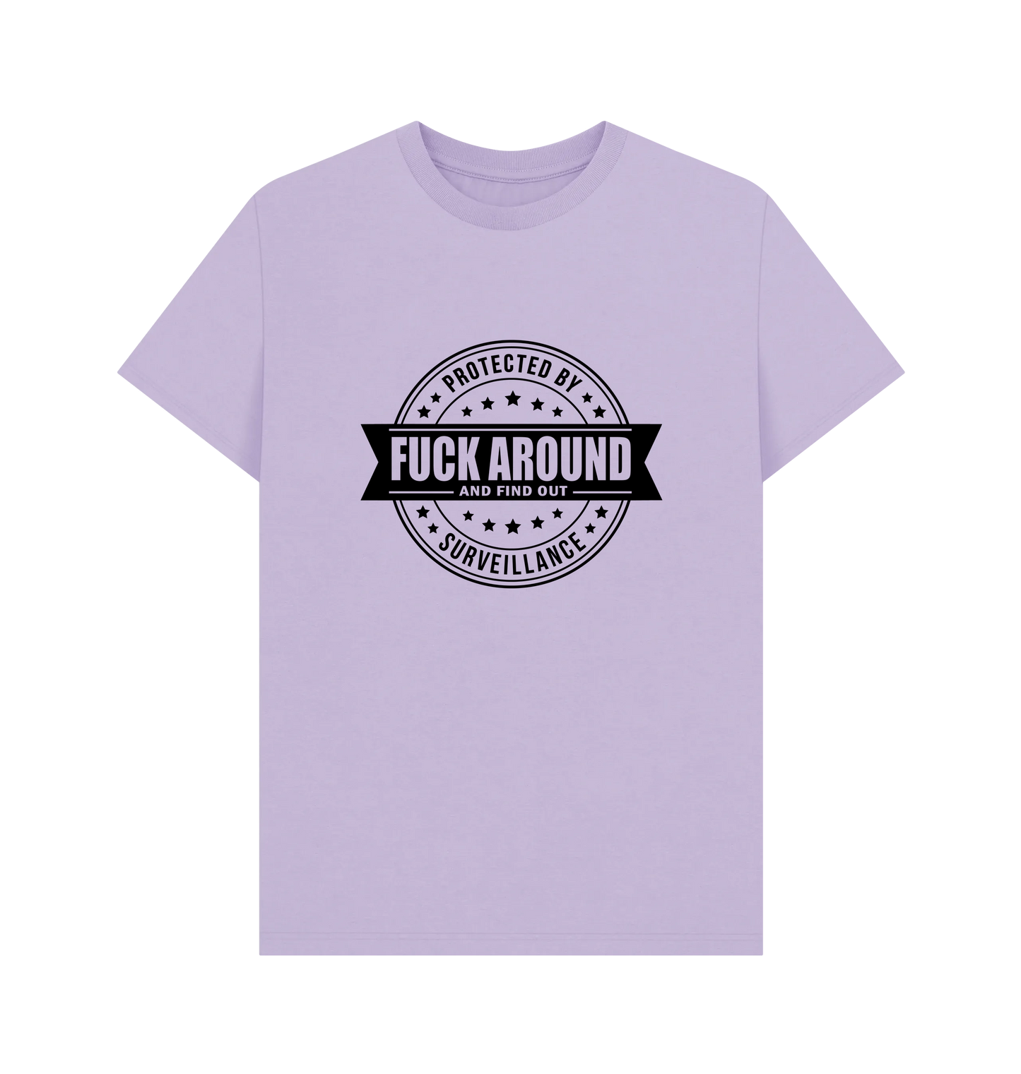 Lilac Printed T-shirt Front