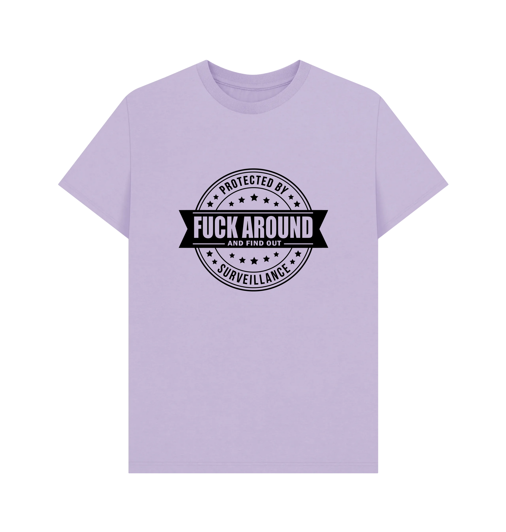 Lilac Printed T-shirt Front
