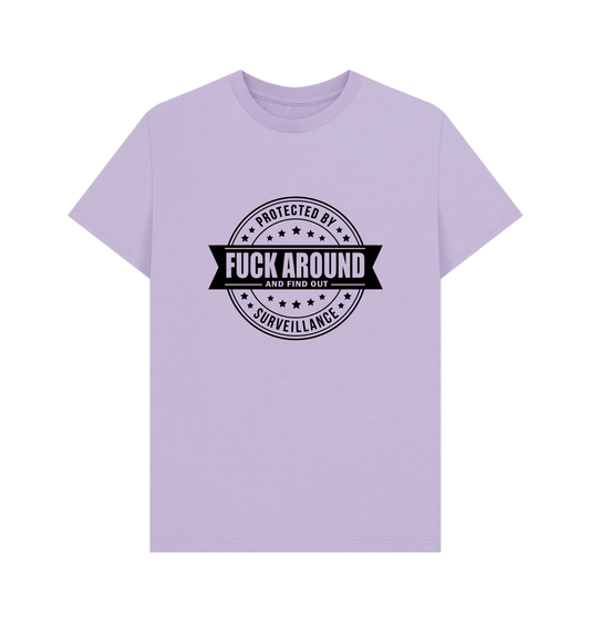 Lilac Printed T-shirt Front