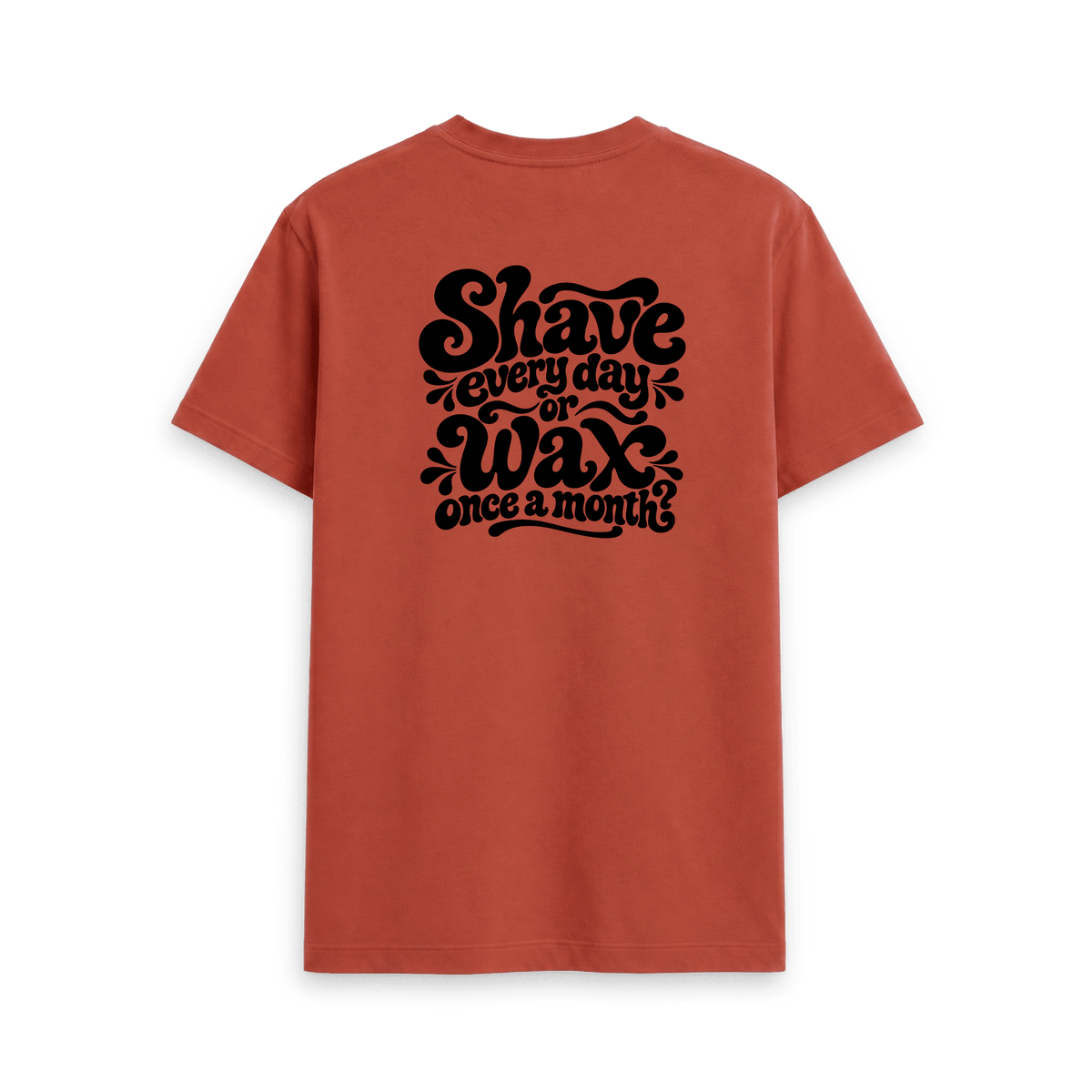 Rust Printed T-shirt Back