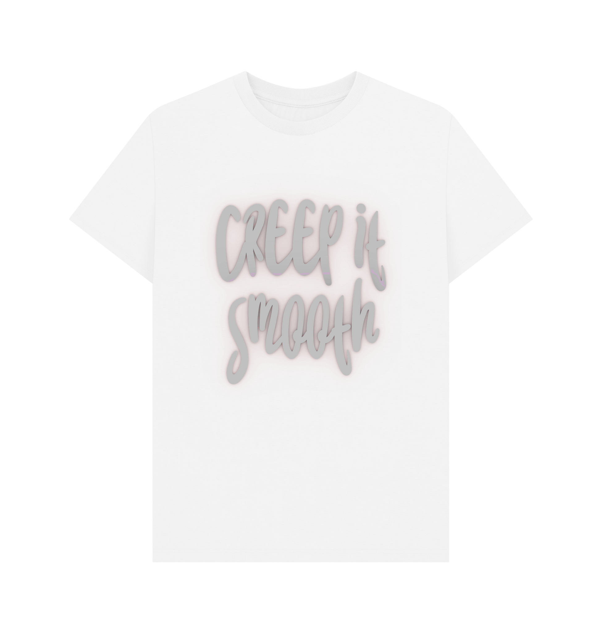 White Printed T-shirt Front