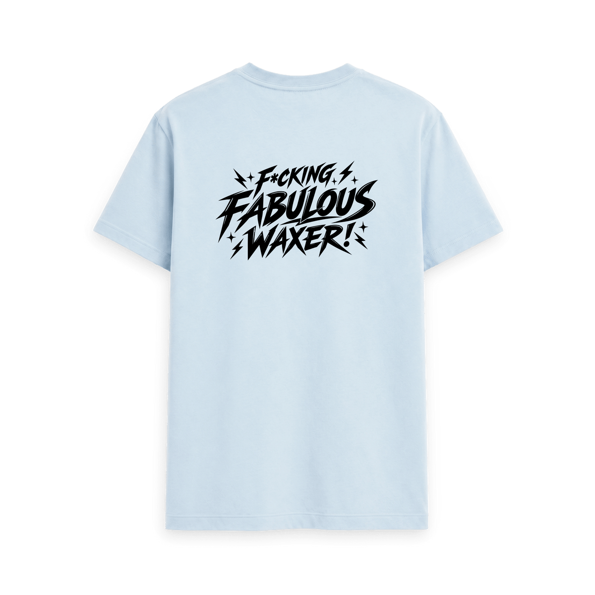 Sky Blue Printed T-shirt Back