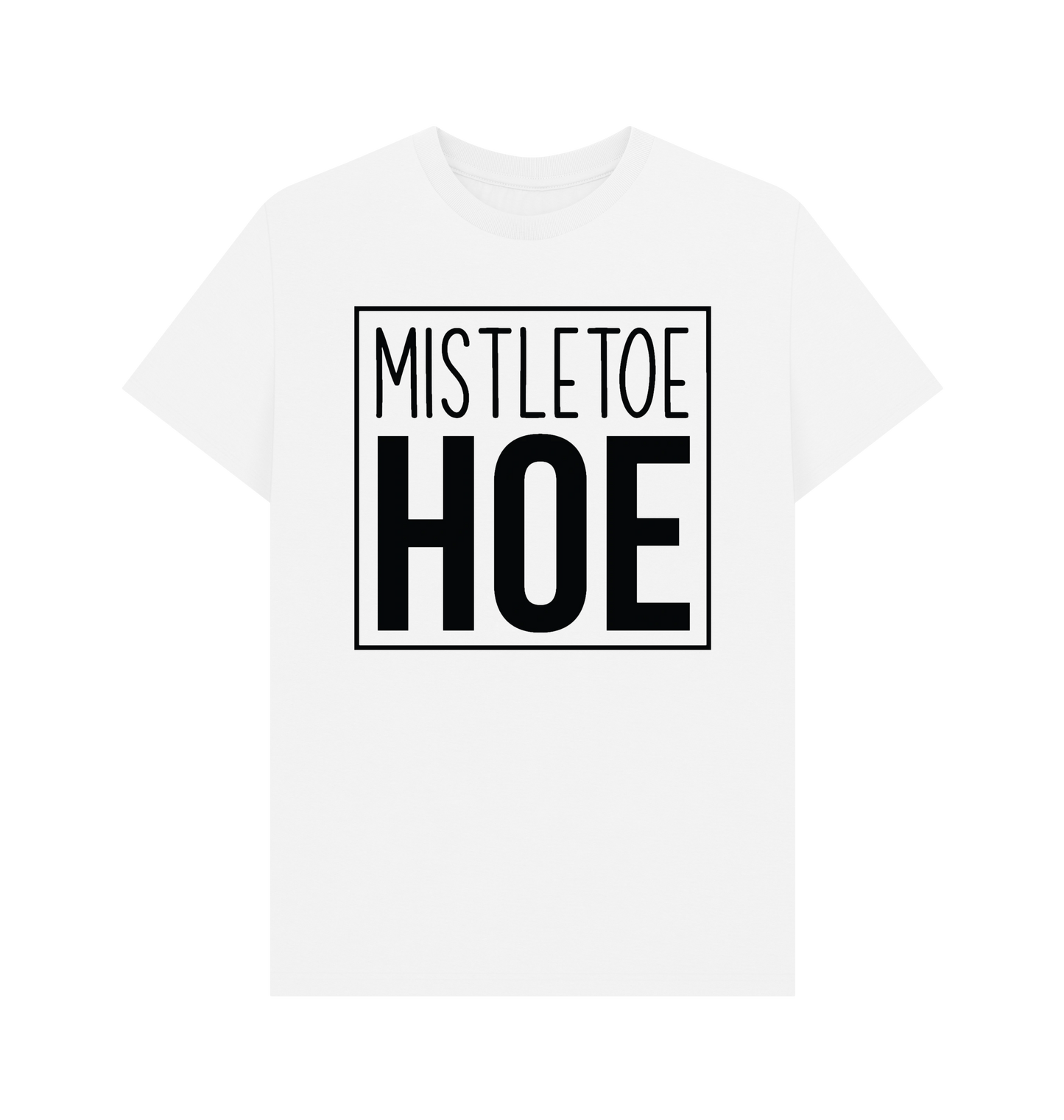 White Printed T-shirt Front