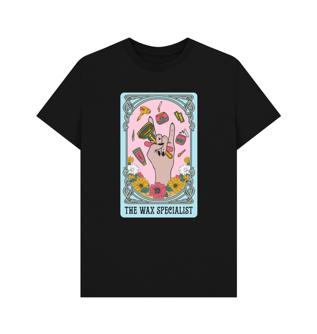 Black Printed T-shirt Front