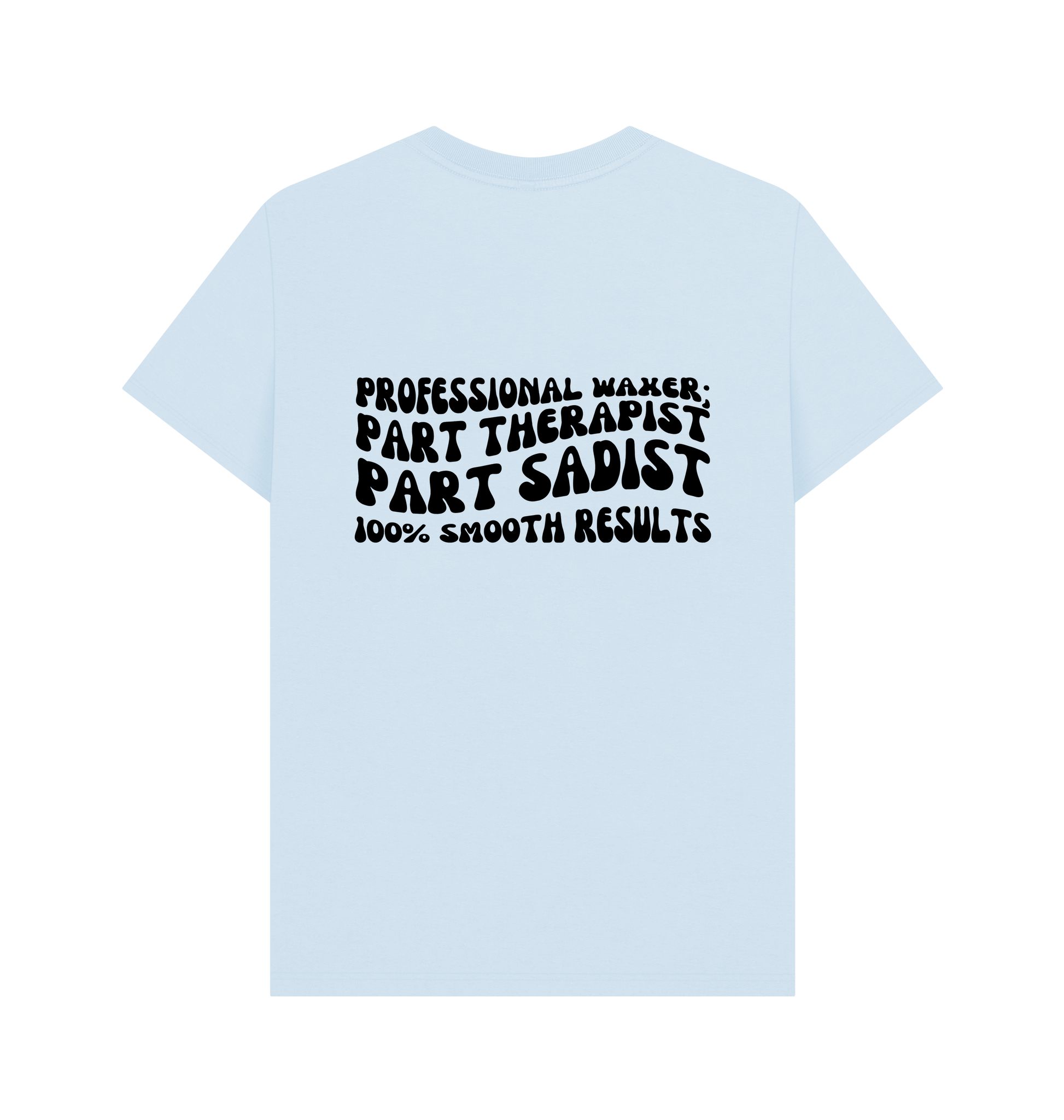Sky Blue Printed T-shirt Back