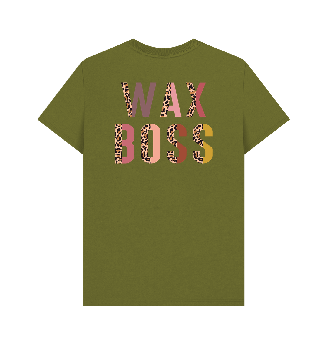 Moss Green Printed T-shirt Back
