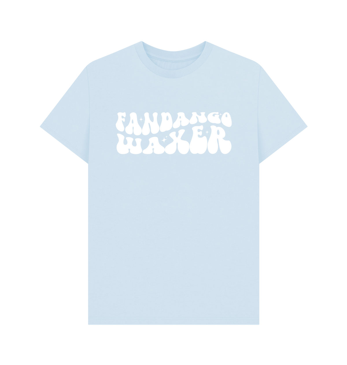 Sky Blue Printed T-shirt Front