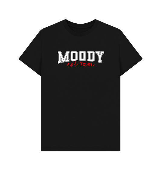 Black Printed T-shirt Front