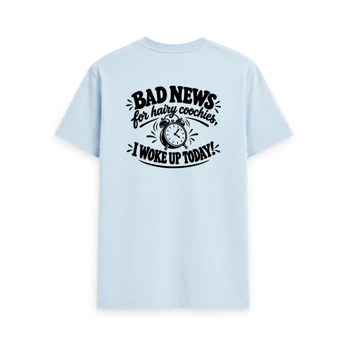 Sky Blue Printed T-shirt Back