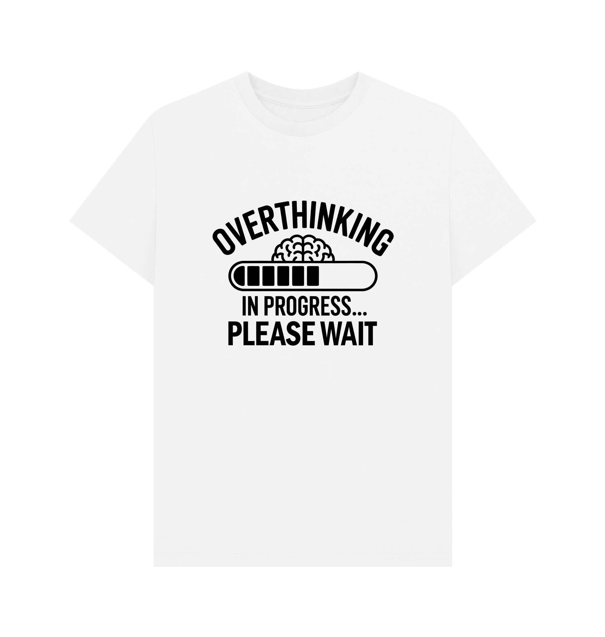 White Printed T-shirt Front