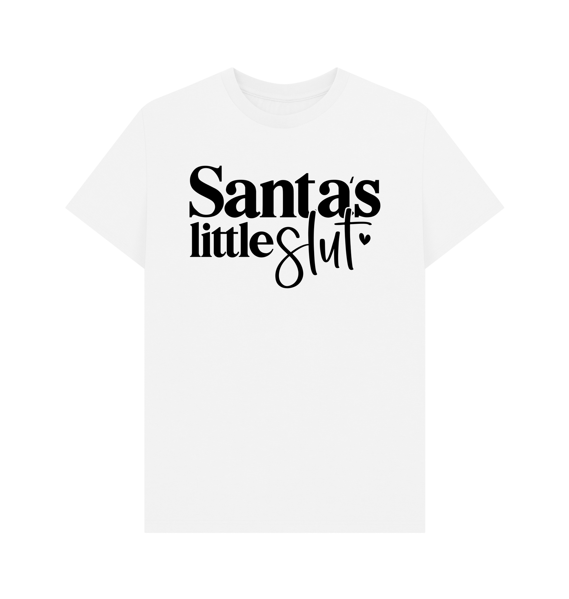 White Printed T-shirt Front