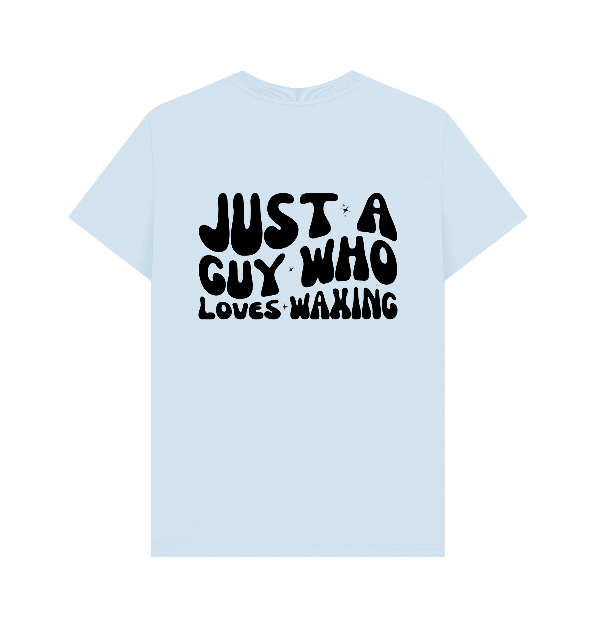 Sky Blue Printed T-shirt Back