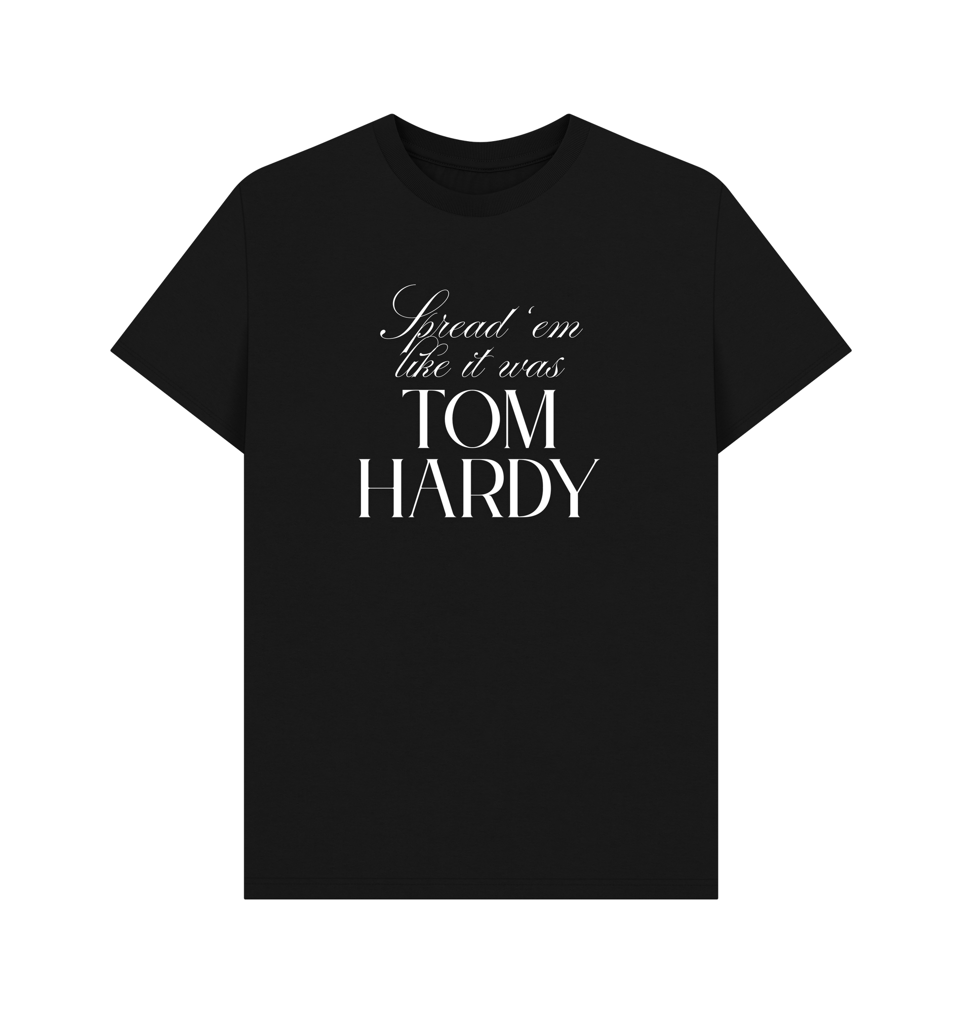 Black Printed T-shirt Front